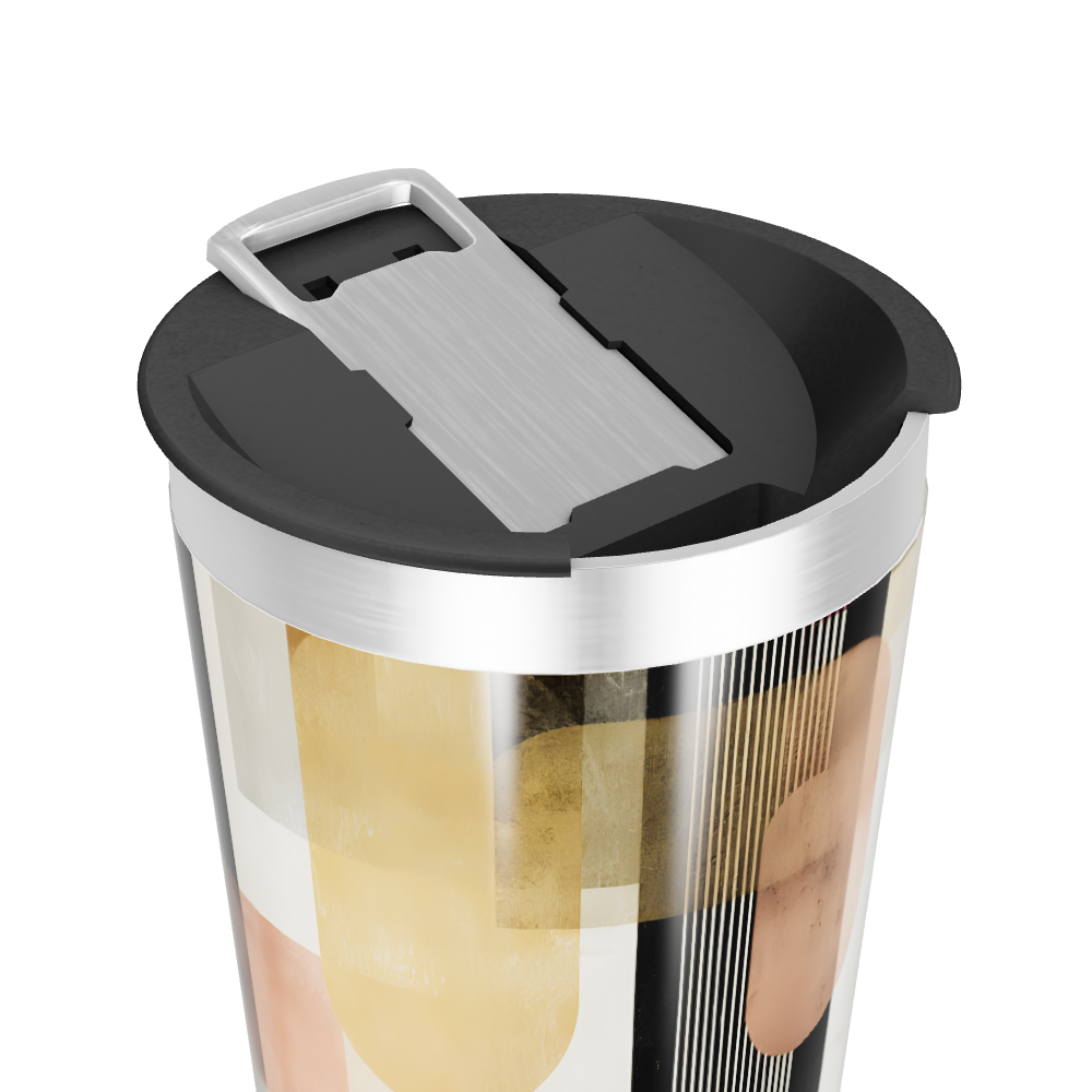 Copo Térmico - Estampa Geométrica Colorida