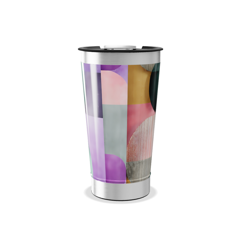 Copo Térmico - Estampa Geométrica Colorida