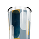 Copo Térmico - Design Geométrico Azul