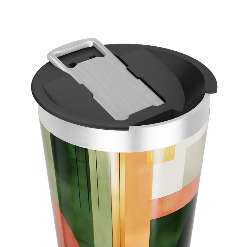 Copo Térmico - Estampa Abstrata Colorida