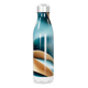 Garrafa Inox Azul - Estampa Ondulada