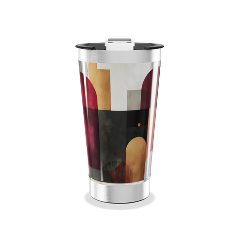 Copo Térmico - Estampa Geométrica Colorida