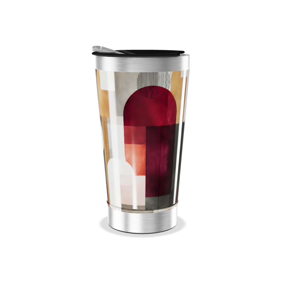 Copo Térmico - Estampa Geométrica Colorida