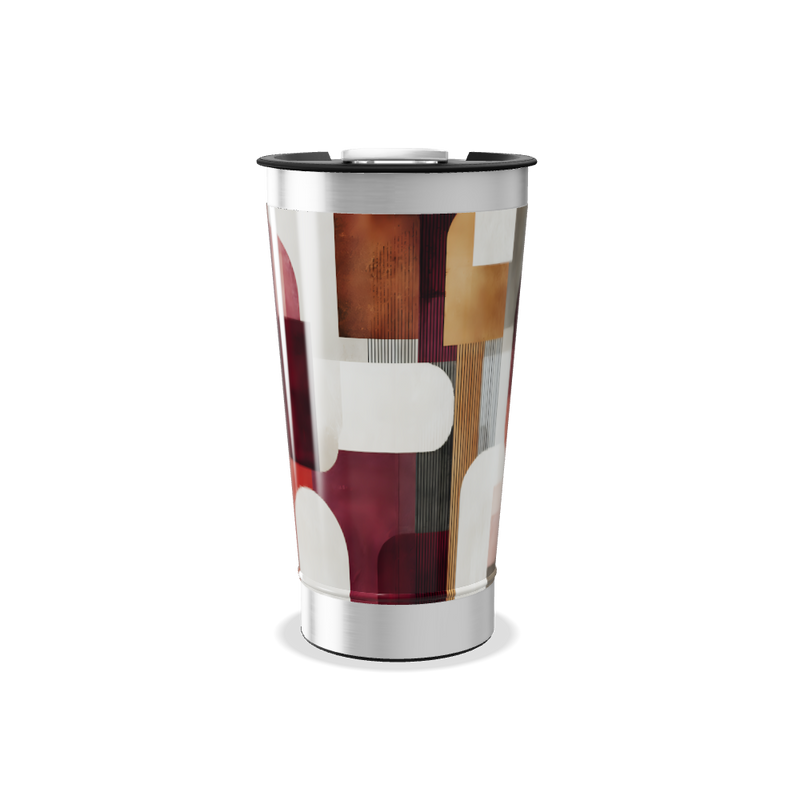 Copo Térmico - Estampa Geométrica Colorida