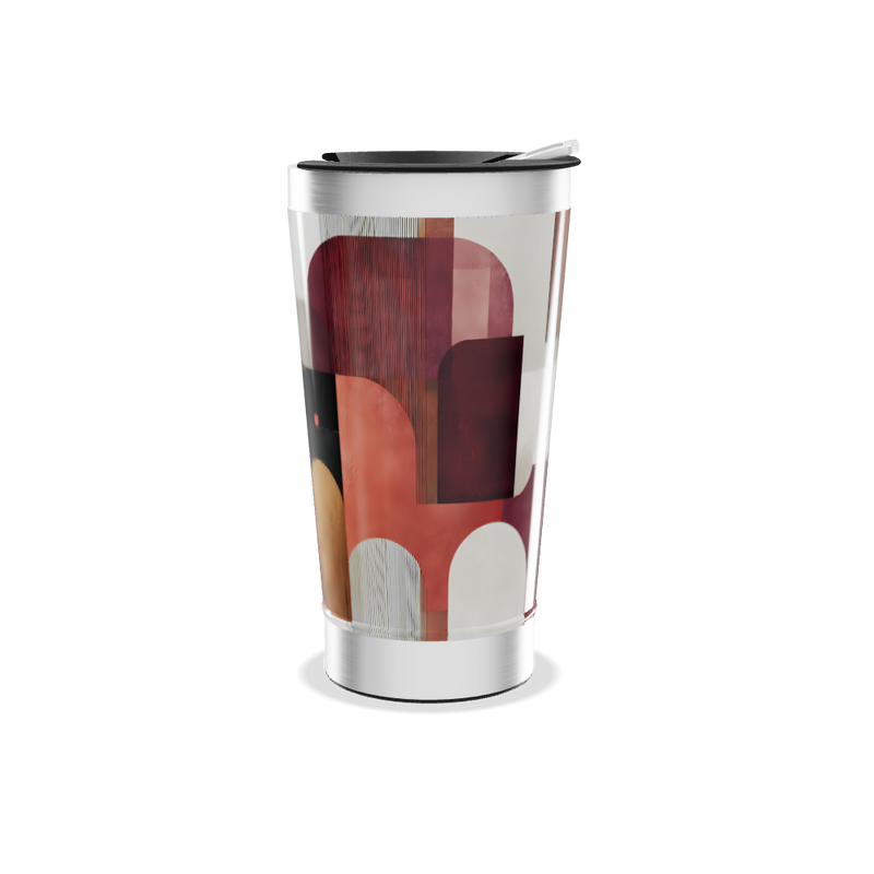 Copo Térmico - Estampa Geométrica Colorida