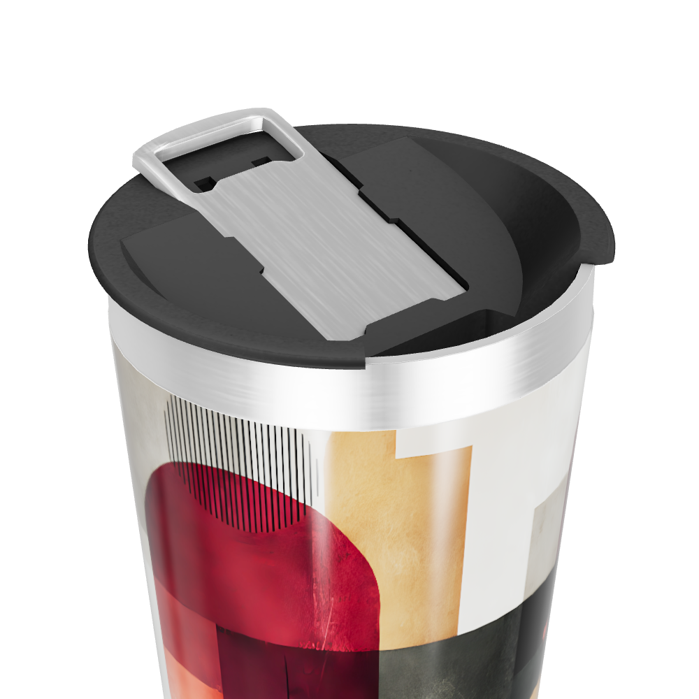 Copo Térmico - Estampa Geométrica Colorida