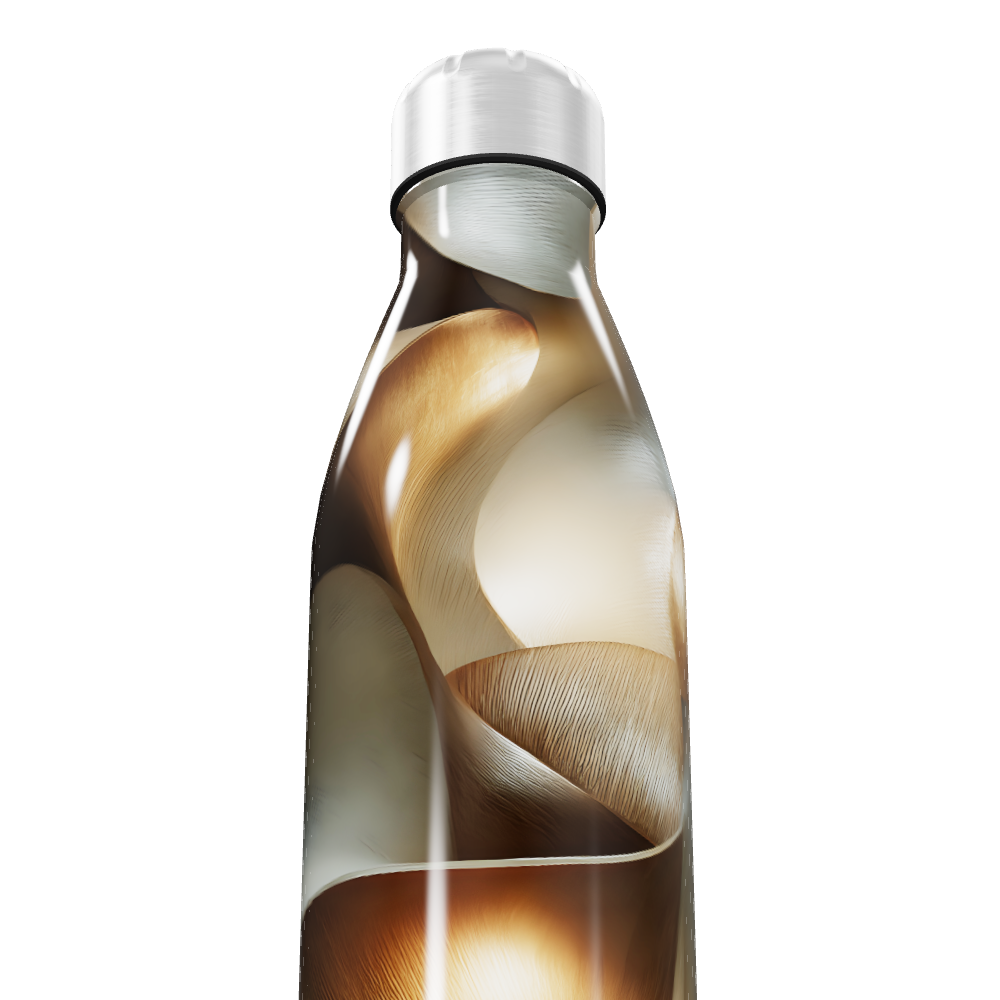 Garrafa Inox Estampa Abstrata Multicolorida