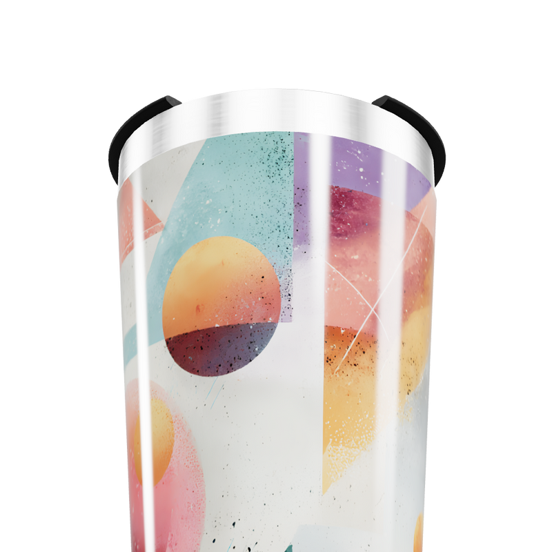 Copo Térmico - Estampa Geométrica Colorida