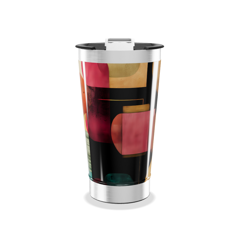 Copo Térmico - Estampa Geométrica Colorida