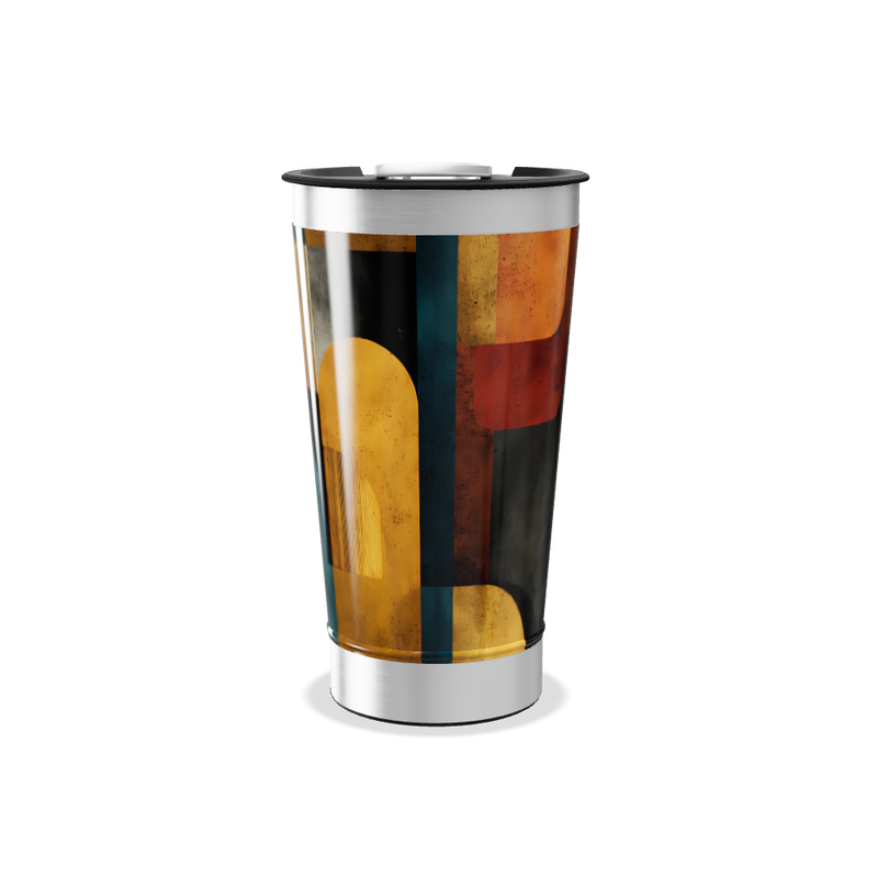 Copo Térmico - Estampa Geométrica Colorida