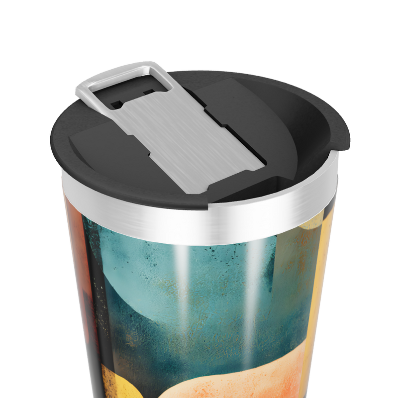 Copo Térmico - Estampa Geométrica Colorida