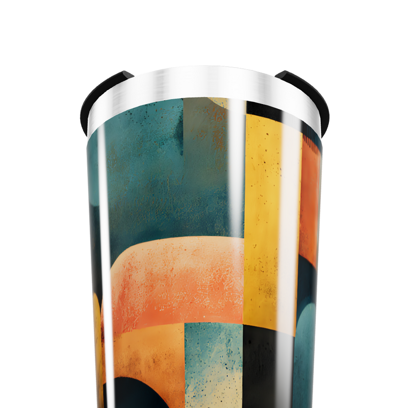 Copo Térmico - Estampa Geométrica Colorida