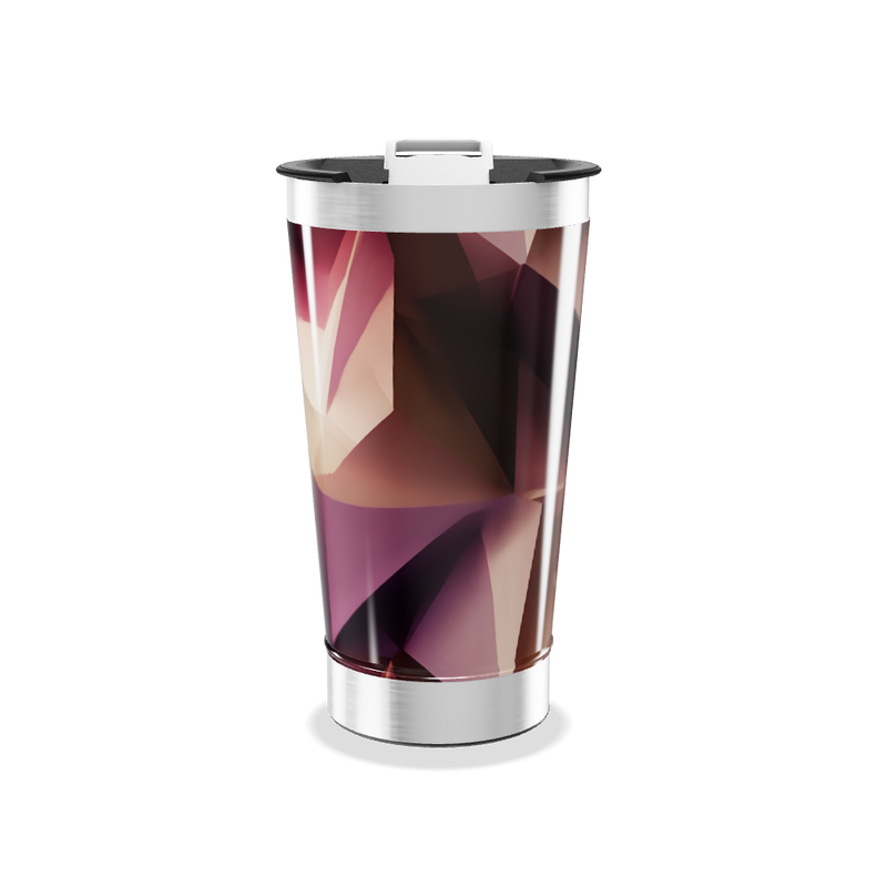 Copo Térmico - Estampa Geométrica Colorida