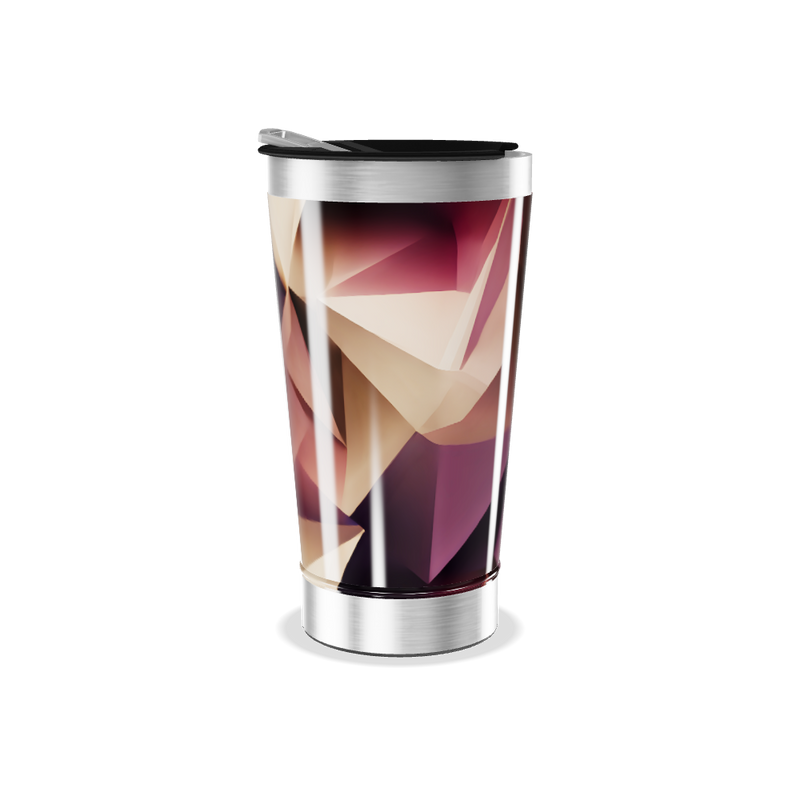 Copo Térmico - Estampa Geométrica Colorida