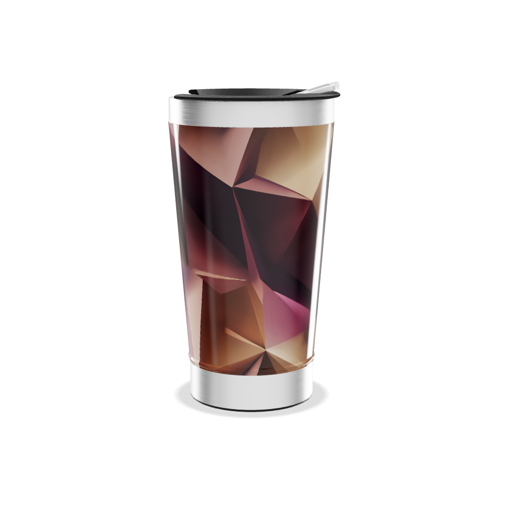 Copo Térmico - Estampa Geométrica Colorida