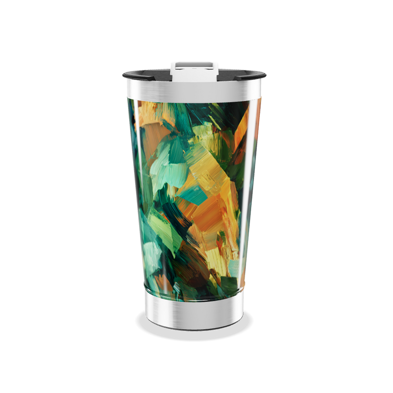 Copo Térmico - Abstrato Multicolorido