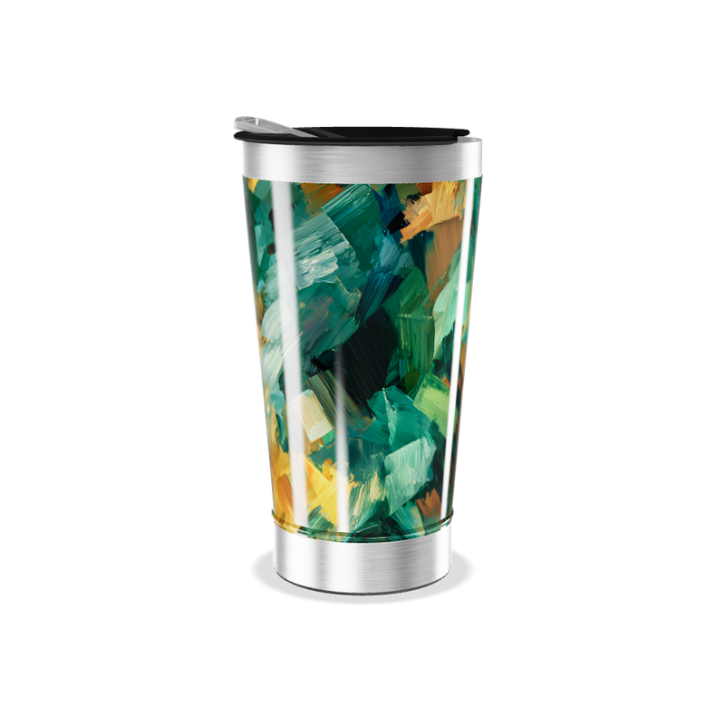 Copo Térmico - Abstrato Multicolorido