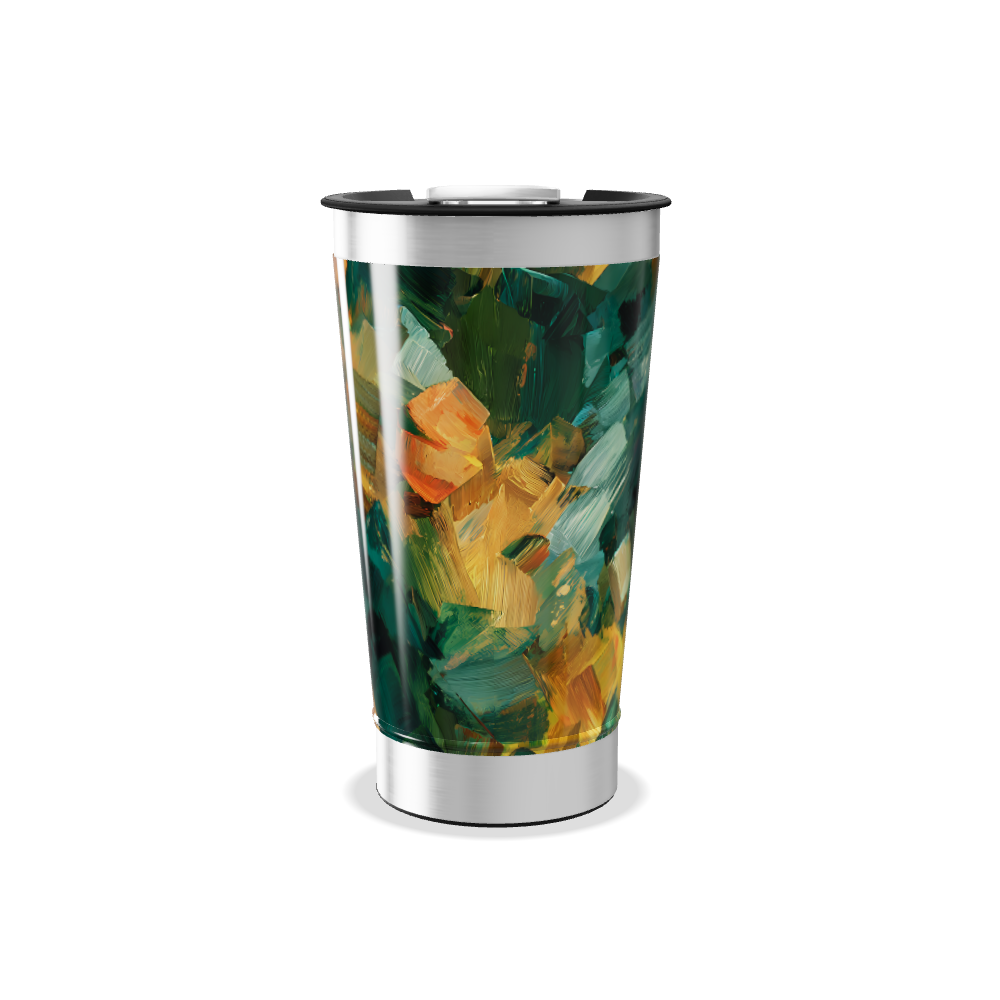 Copo Térmico - Abstrato Multicolorido