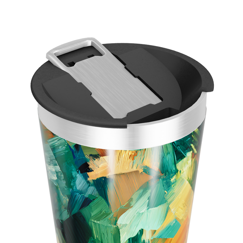 Copo Térmico - Abstrato Multicolorido