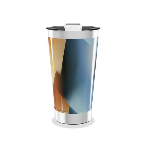 Copo Térmico - Estampa Geométrica Colorida