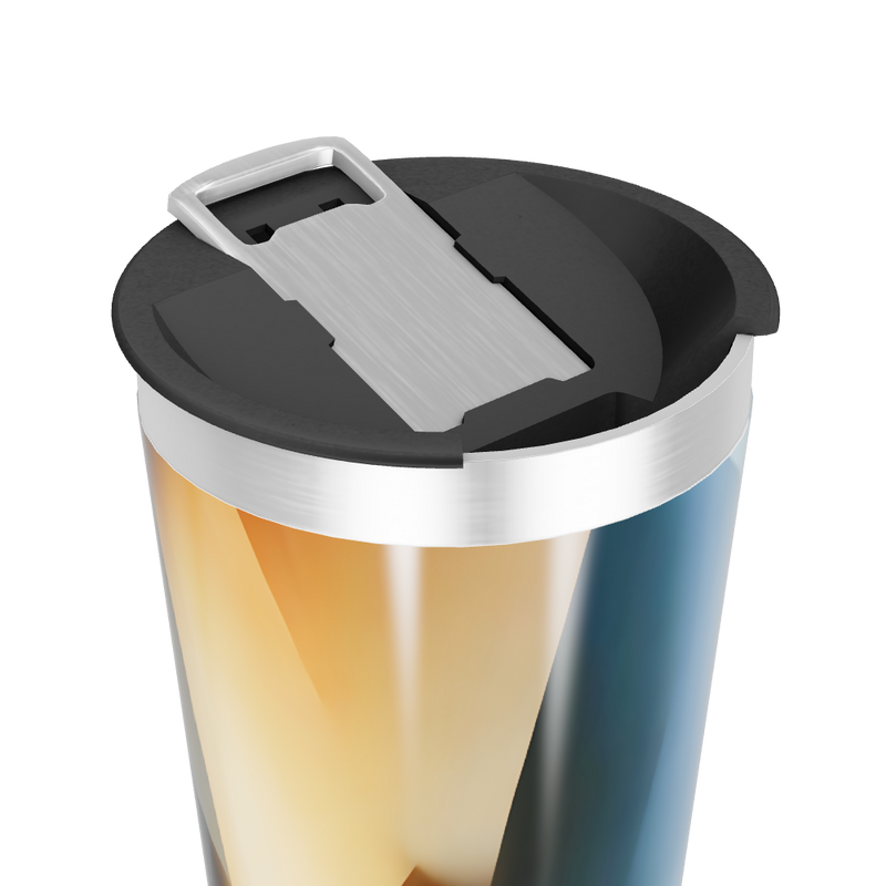 Copo Térmico - Estampa Geométrica Colorida