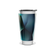 Copo Térmico - Design Abstrato Metalizado