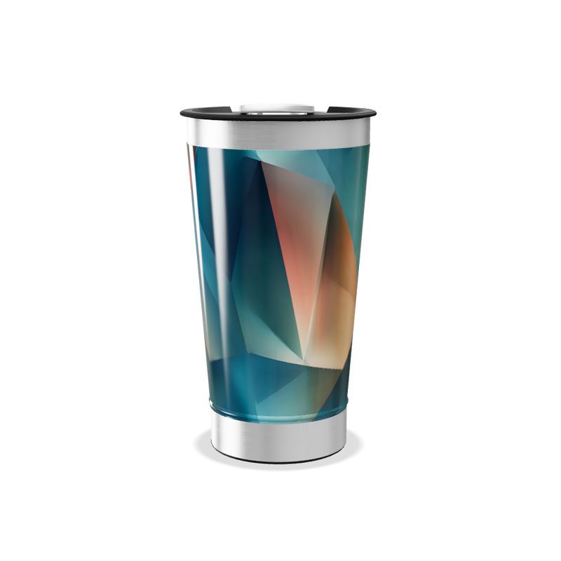Copo Térmico - Estampa Geométrica Colorida