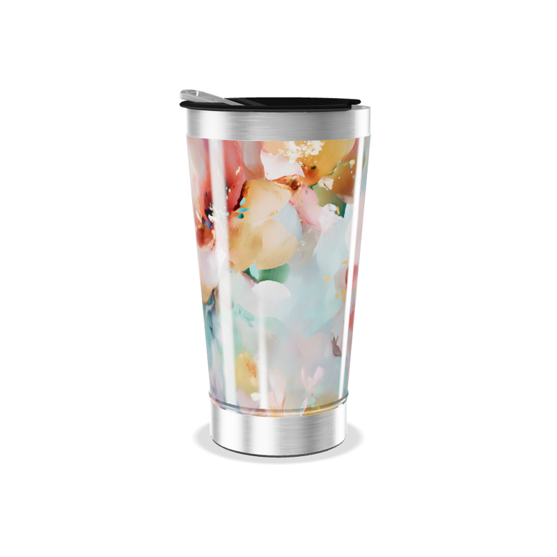 Copo Térmico - Floral Colorido