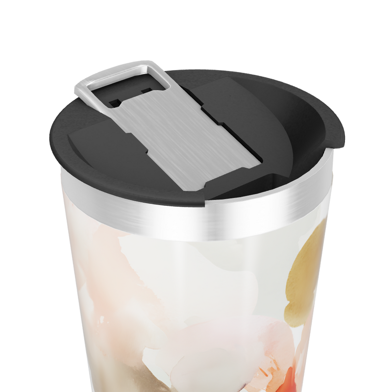 Copo Térmico - Estampa Floral Aquarela