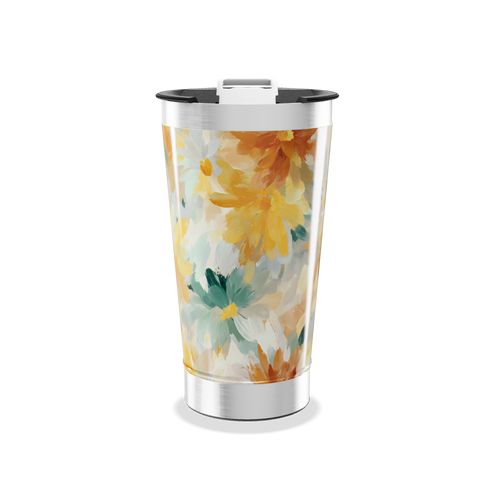 Copo Térmico - Floral Colorido