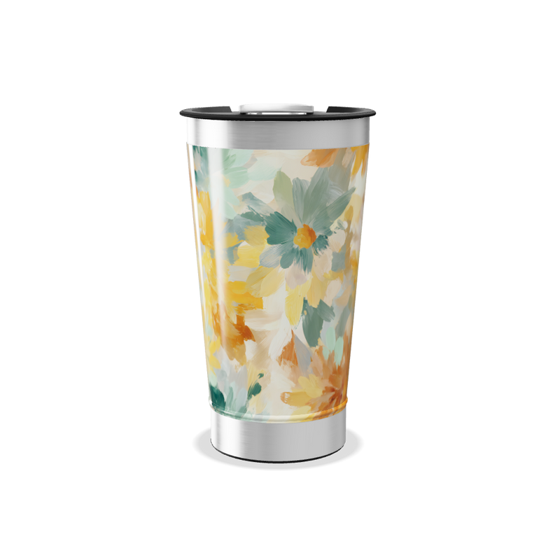 Copo Térmico - Floral Colorido