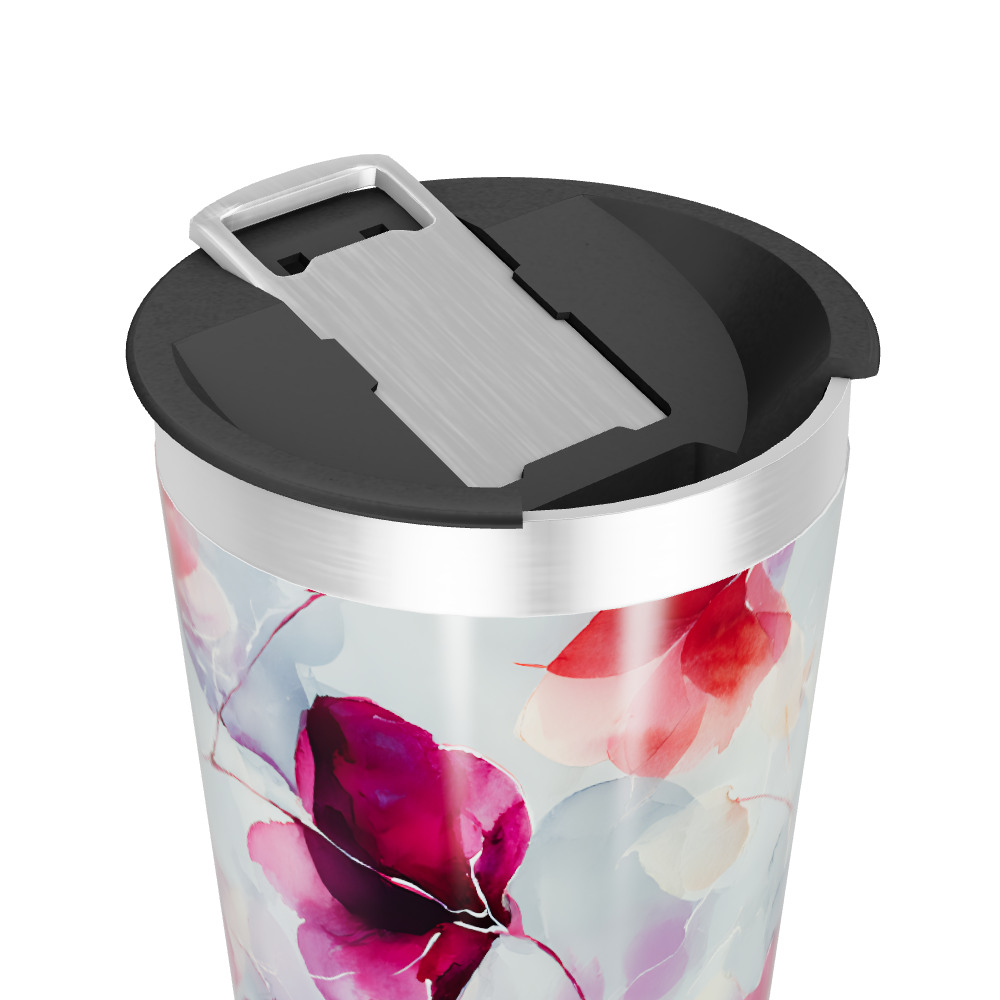 Copo Térmico - Floral Aquarela