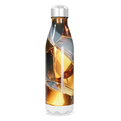 Garrafa Inox - Estampa Cristais Ámbar