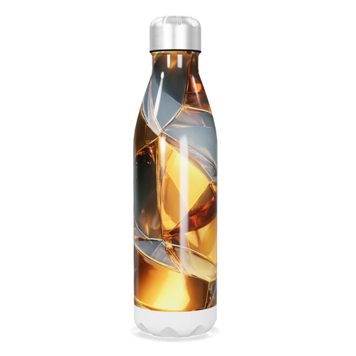 Garrafa Inox - Estampa Cristais Ámbar
