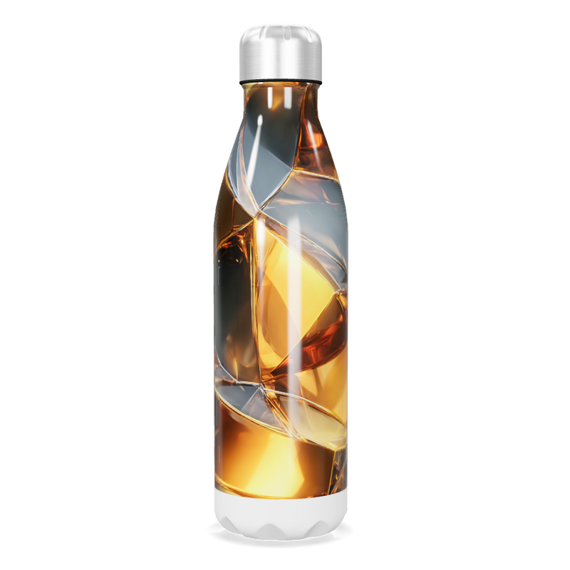 Garrafa Inox - Estampa Cristais Ámbar