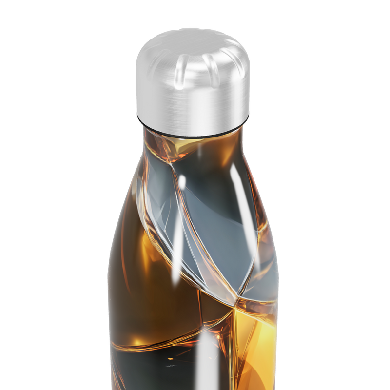 Garrafa Inox - Estampa Cristais Ámbar