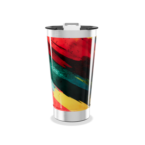 Copo Térmico - Estampa Colorida Aço Inox