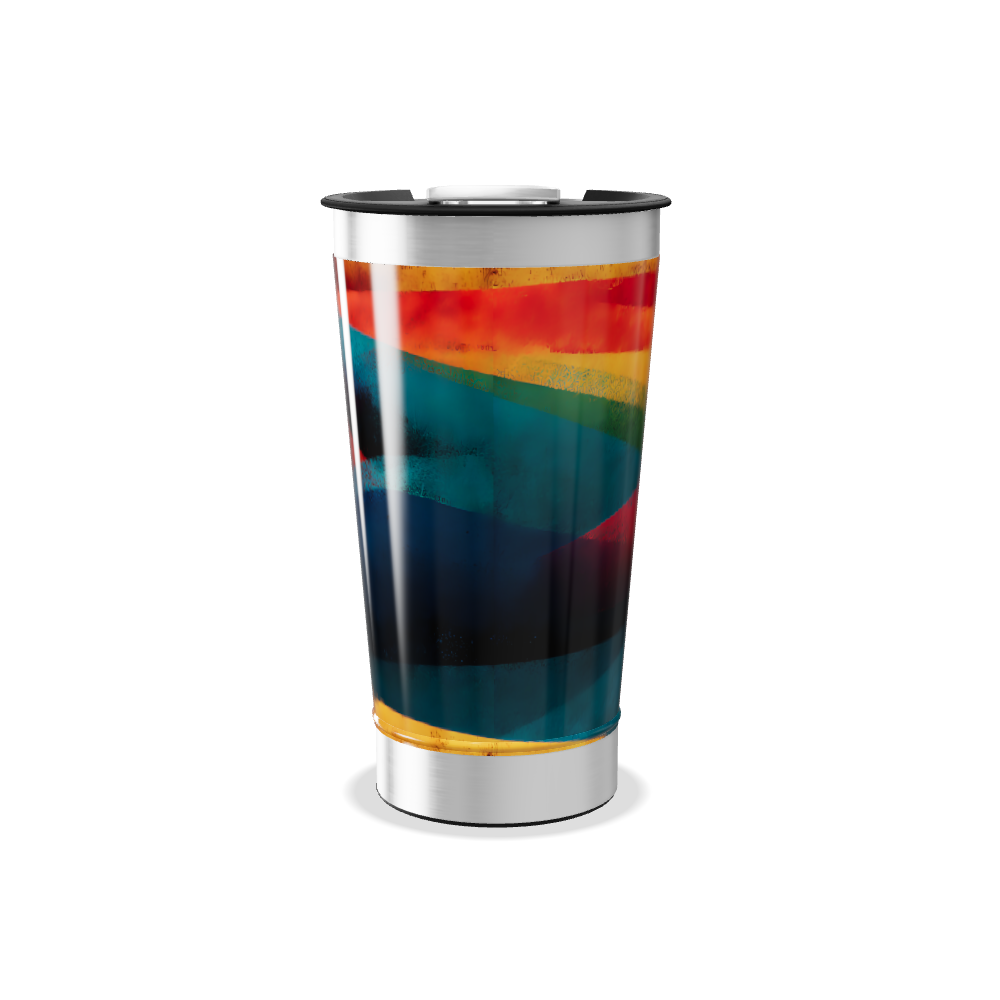 Copo Térmico - Estampa Colorida Aço Inox