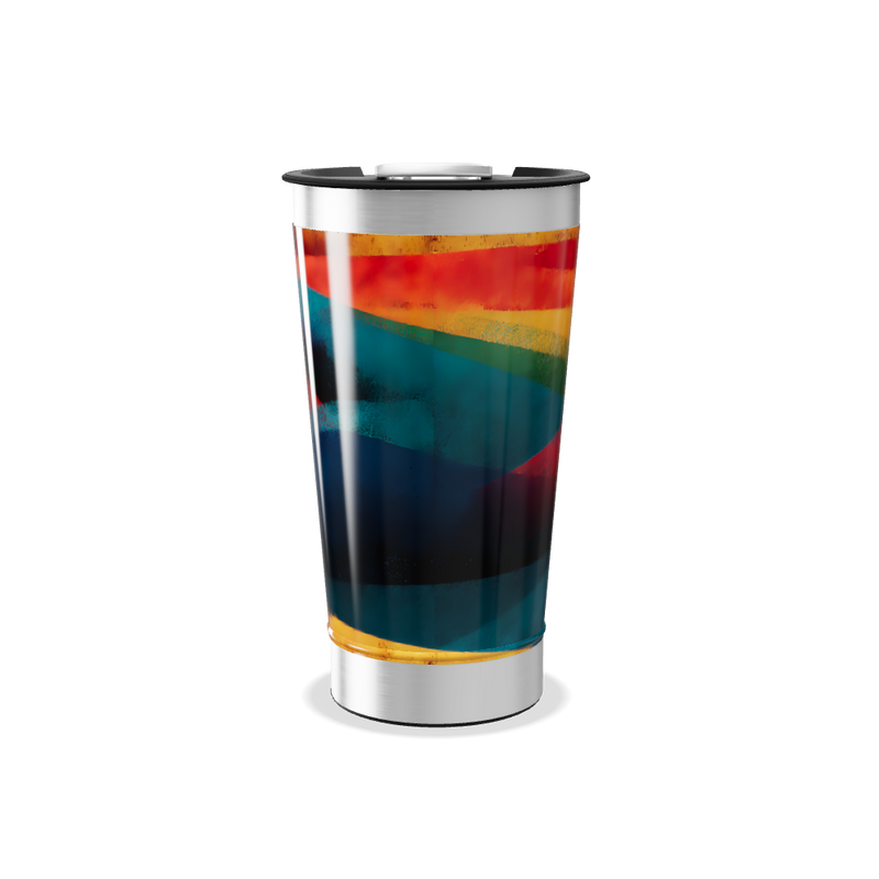 Copo Térmico - Estampa Colorida Aço Inox