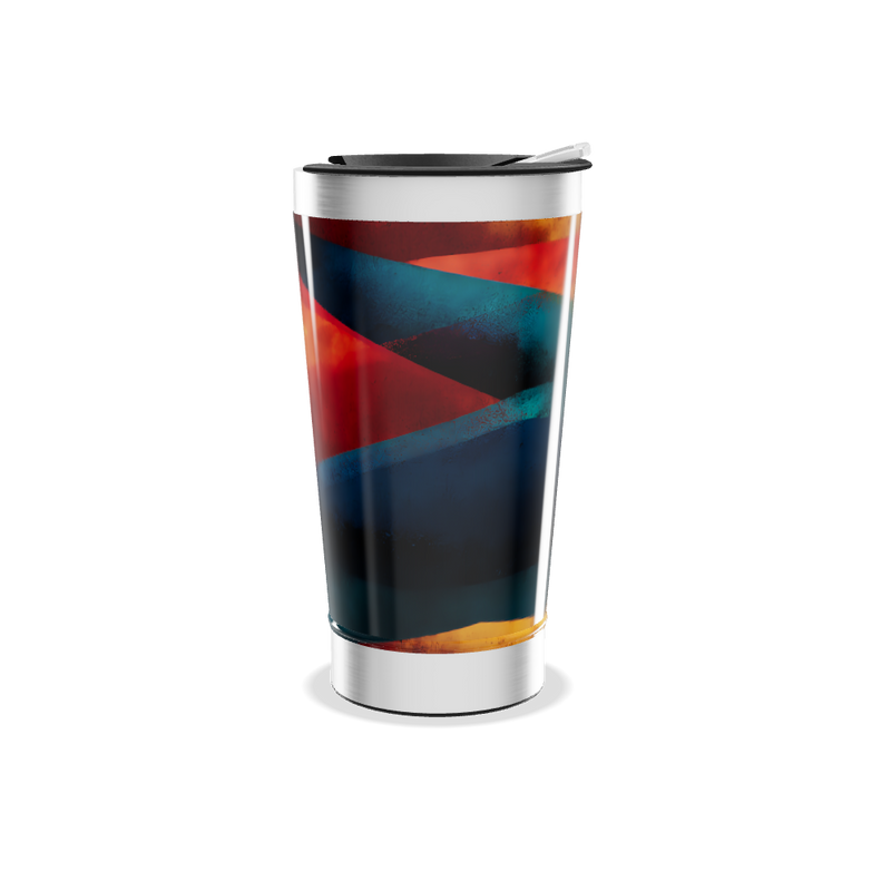 Copo Térmico - Estampa Colorida Aço Inox