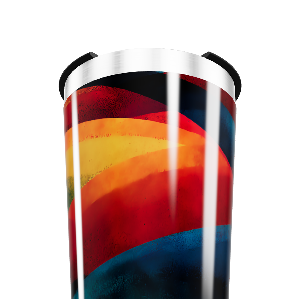 Copo Térmico - Estampa Colorida Aço Inox