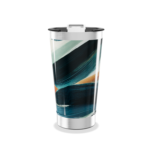 Copo Térmico - Abstrato Multicolorido Aço