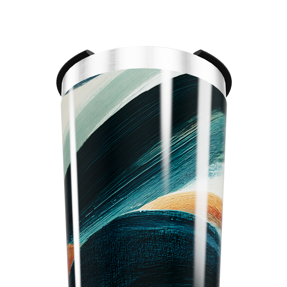 Copo Térmico - Abstrato Multicolorido Aço