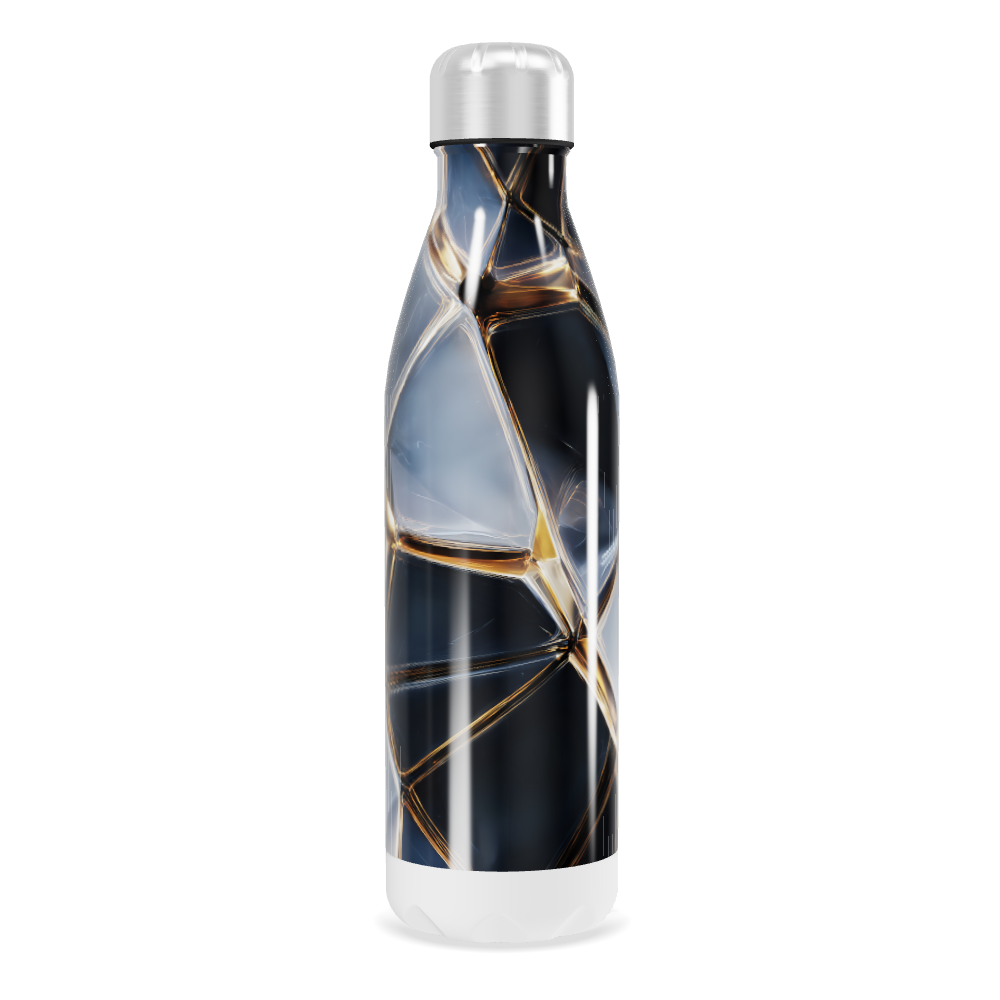 Garrafa Inox - Design Abstrato Multicor