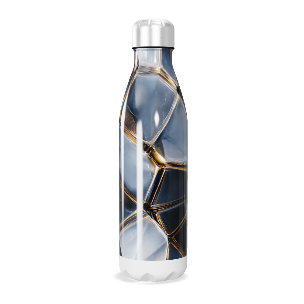 Garrafa Inox - Design Abstrato Multicor