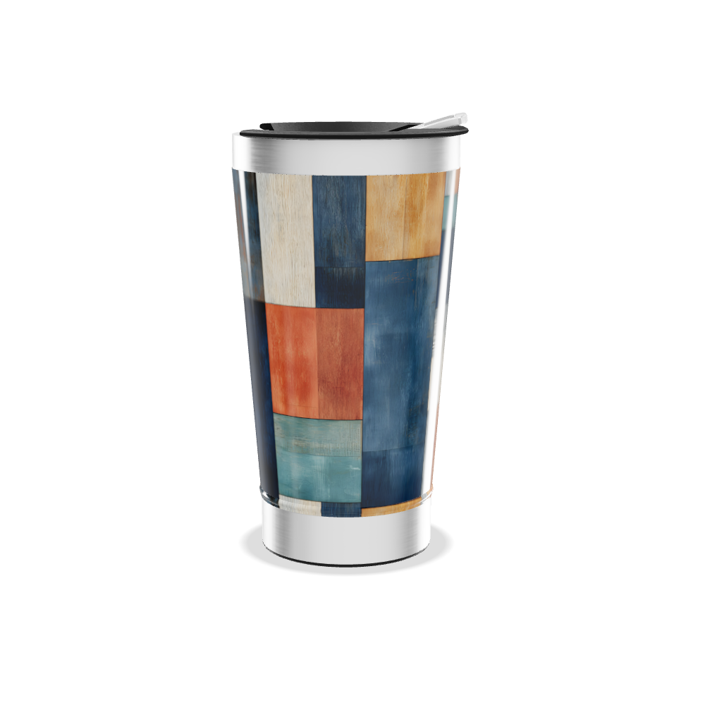 Copo Térmico - Estampa Geométrica Colorida