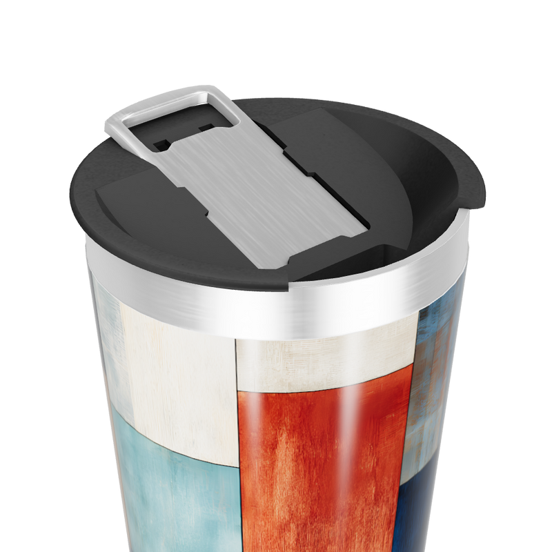 Copo Térmico - Estampa Geométrica Colorida