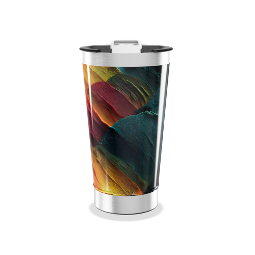 Copo Térmico - Estampa Colorida Aço Inox