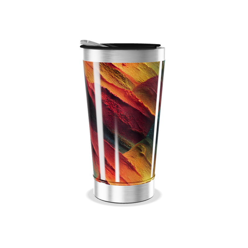 Copo Térmico - Estampa Colorida Aço Inox