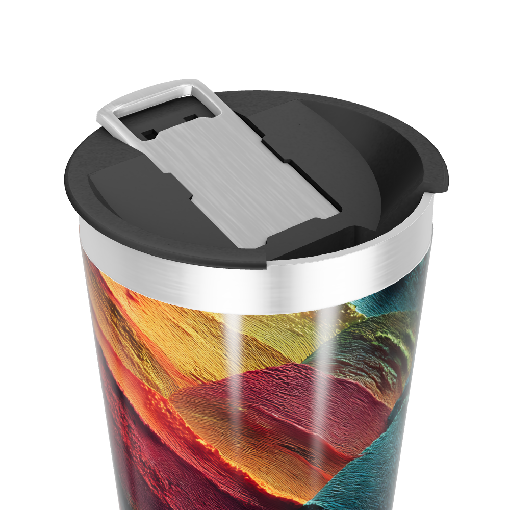 Copo Térmico - Estampa Colorida Aço Inox